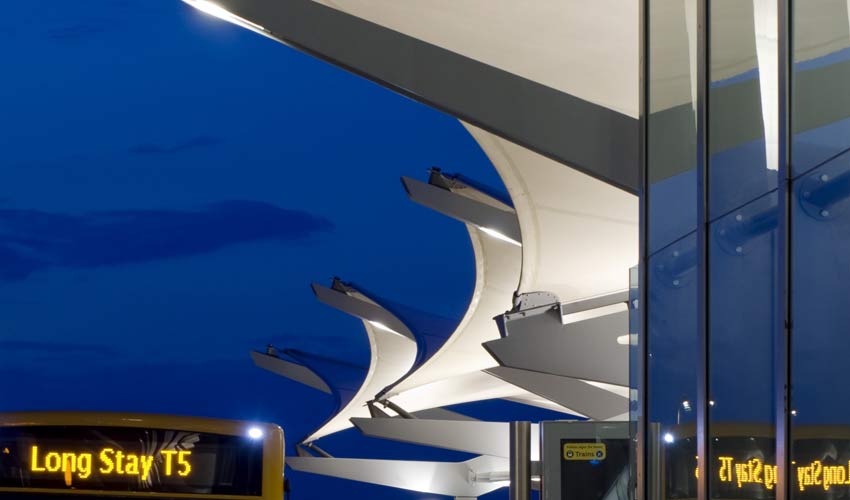 Heathrow Terminal 5 Drop Off Zone by Armadillo Engineering